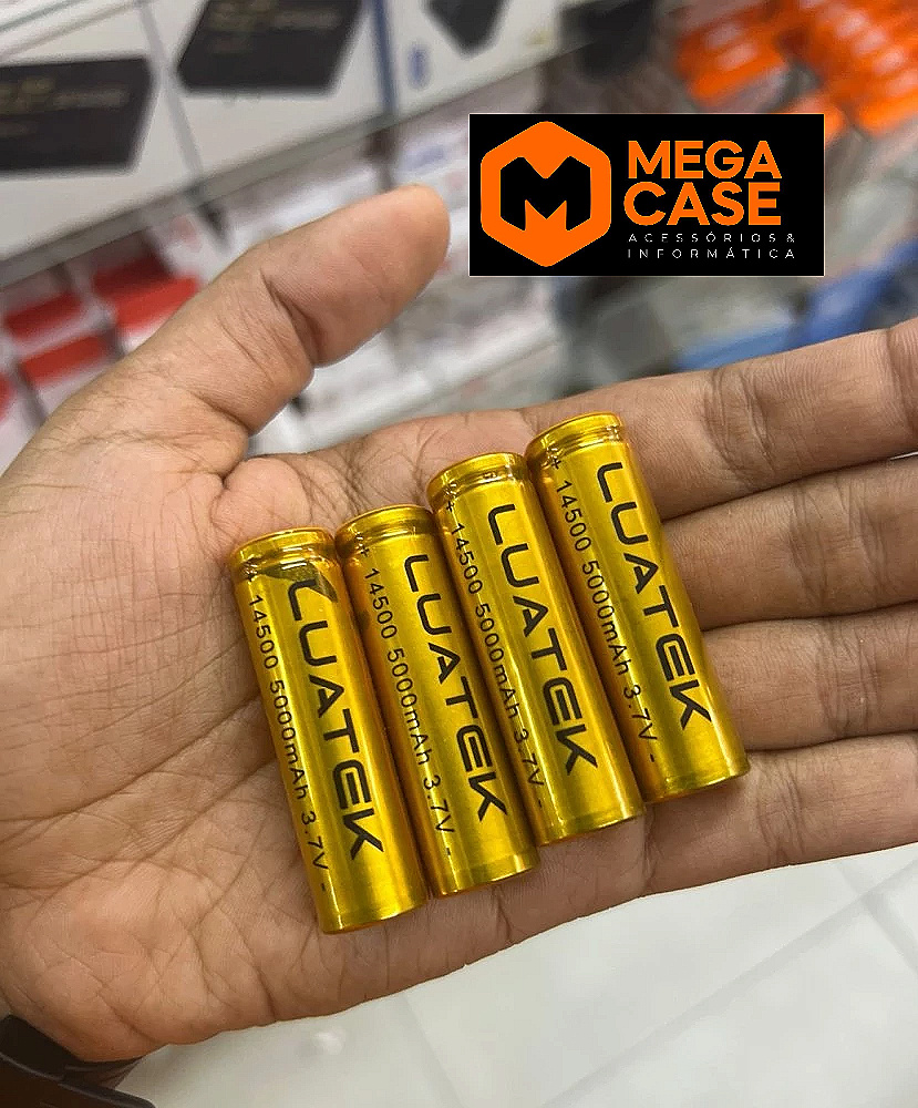 Bateria Recarregável Luatek 14500 5000mAh