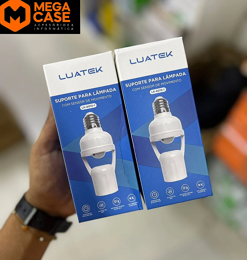 Soquete Sensor de Movimento Luatek LK-6015-1
