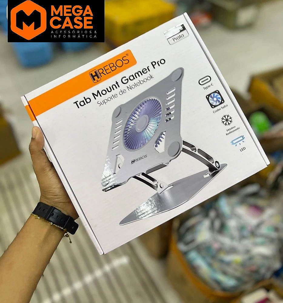 Suporte Notebook Hrebos Tab Mount Gamer Pro