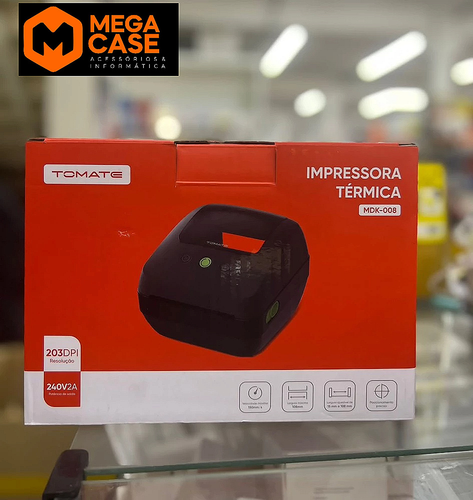 Impressora Térmica Portátil tomate mdk-008