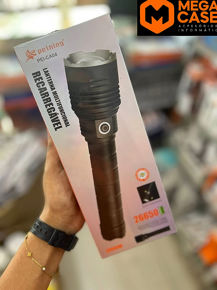 Lanterna Recarregável Peining PEI-CA04