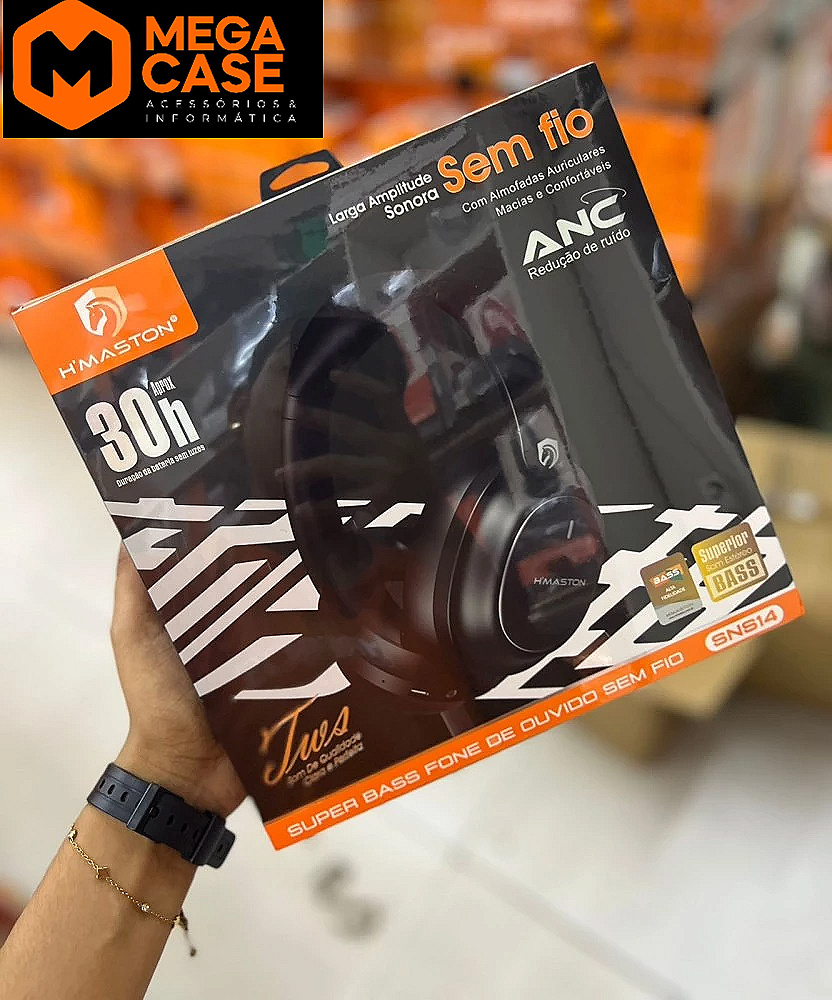 Headphone Bluetooth H'maston SNS14