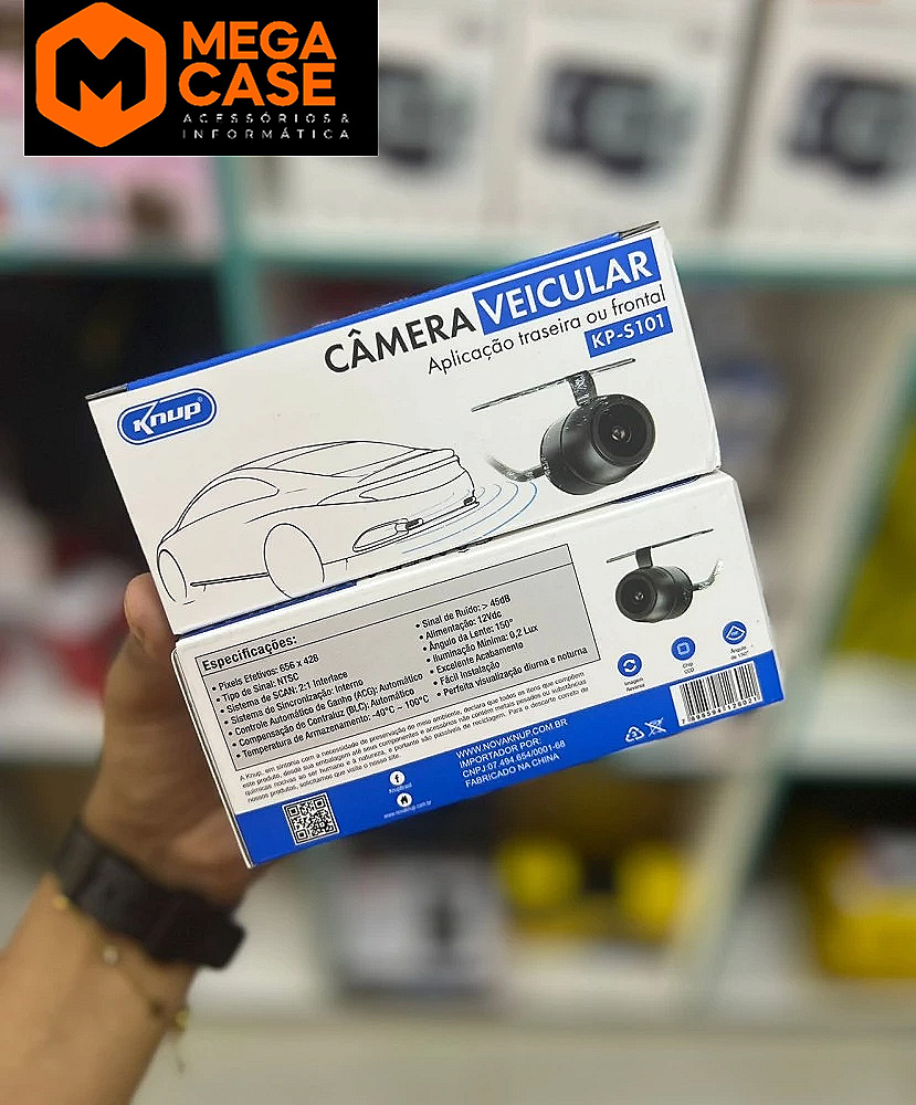 Câmera Veicular Knup KP-S101