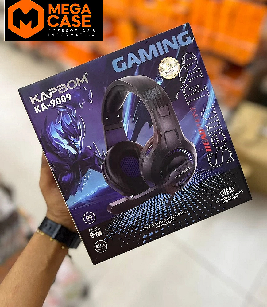 Headset Gamer Bluetooth Kapbom KA-9009