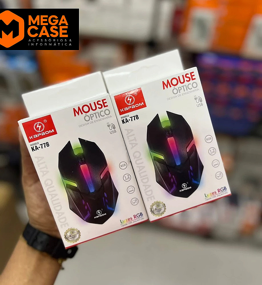 Mouse Óptico RGB Kapbom KA-778