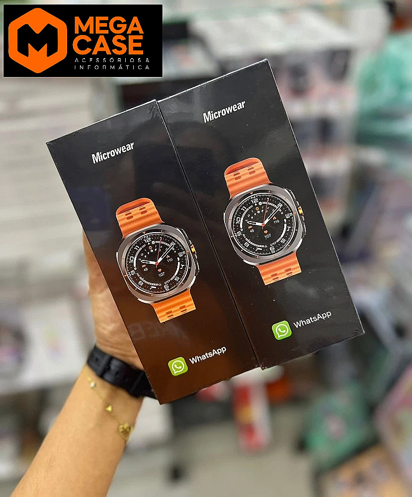 Relógio Smartwatch Microwear Ultra WhatsApp Edition