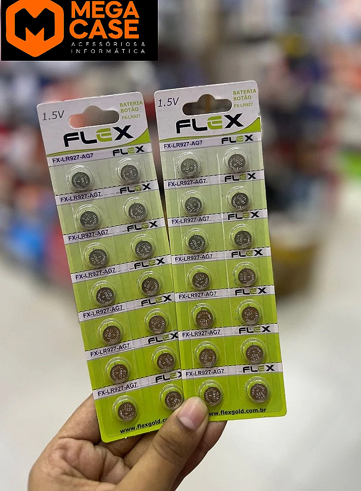 Bateria Botão 1,5V Flex FX-LR927-AG7 (cartela)
