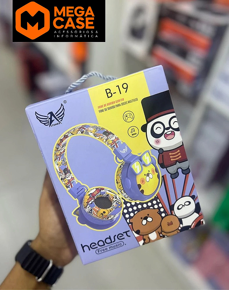 Headphone Altomex B-19 Laranja