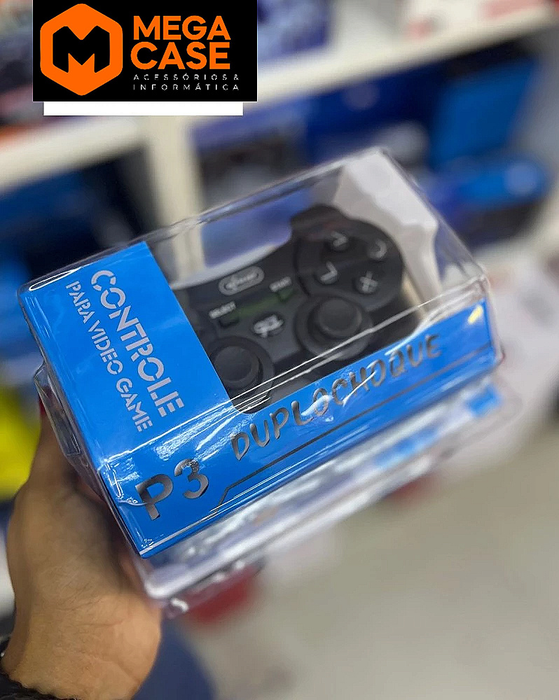 Controle P3 Duplo Choque com fio