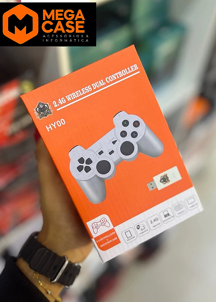 Controle Duplo Sem Fio HY00 2.4G
