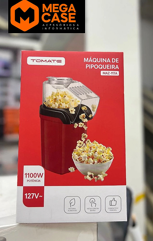 Máquina de pipoca Tomate MAZ-117A 1100W