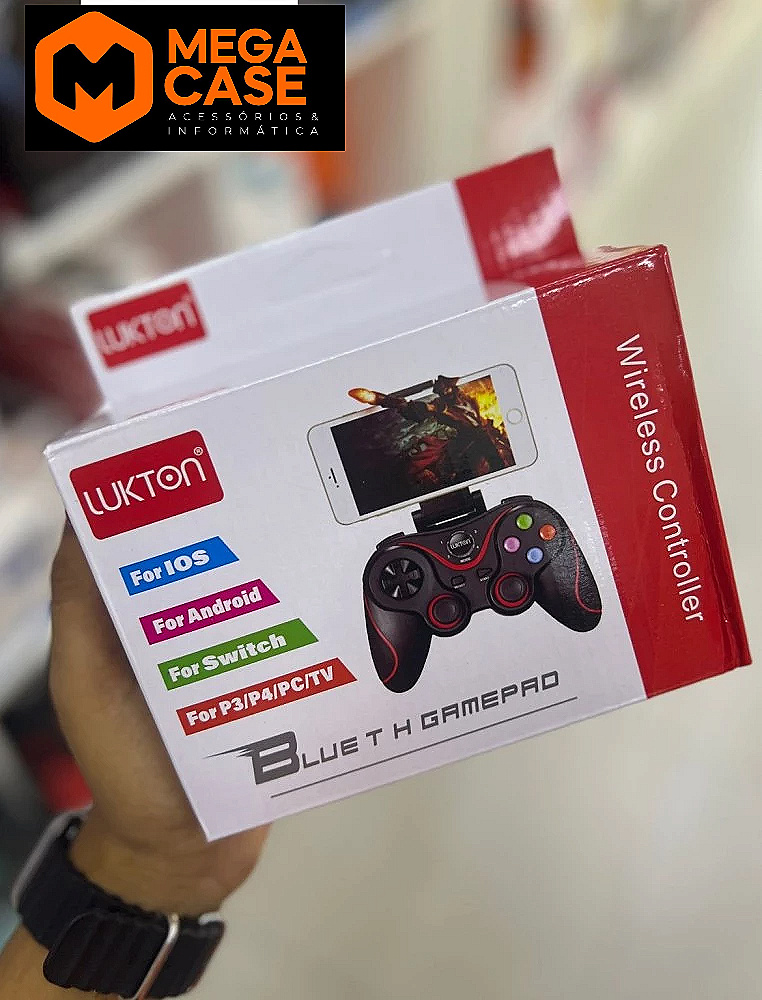 Controle Bluetooth LUKTON (iOS/Android/Switch/PC)