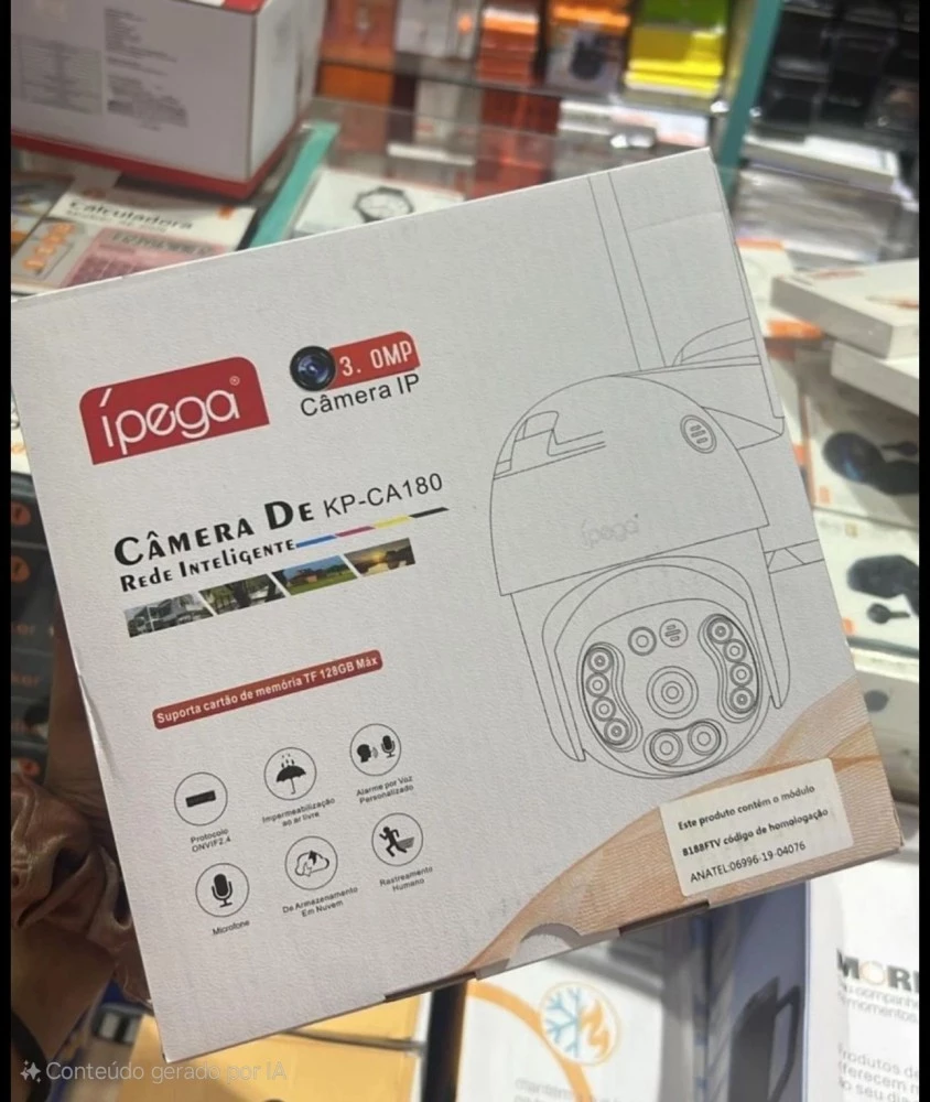 Camera IP rede inteligente ipega kP-CA180