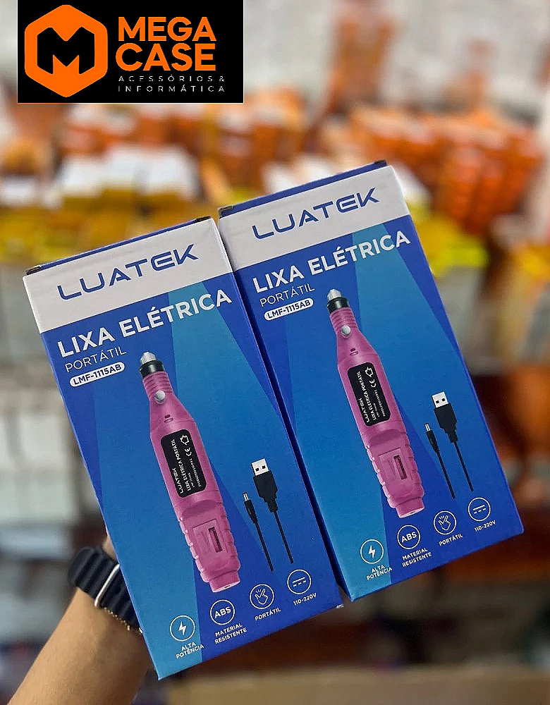 Lixa Elétrica Portátil Luatek LMF-1115AB