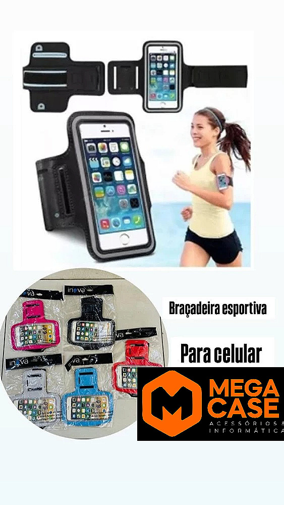 Braçadeira Esportiva para Celular Inova