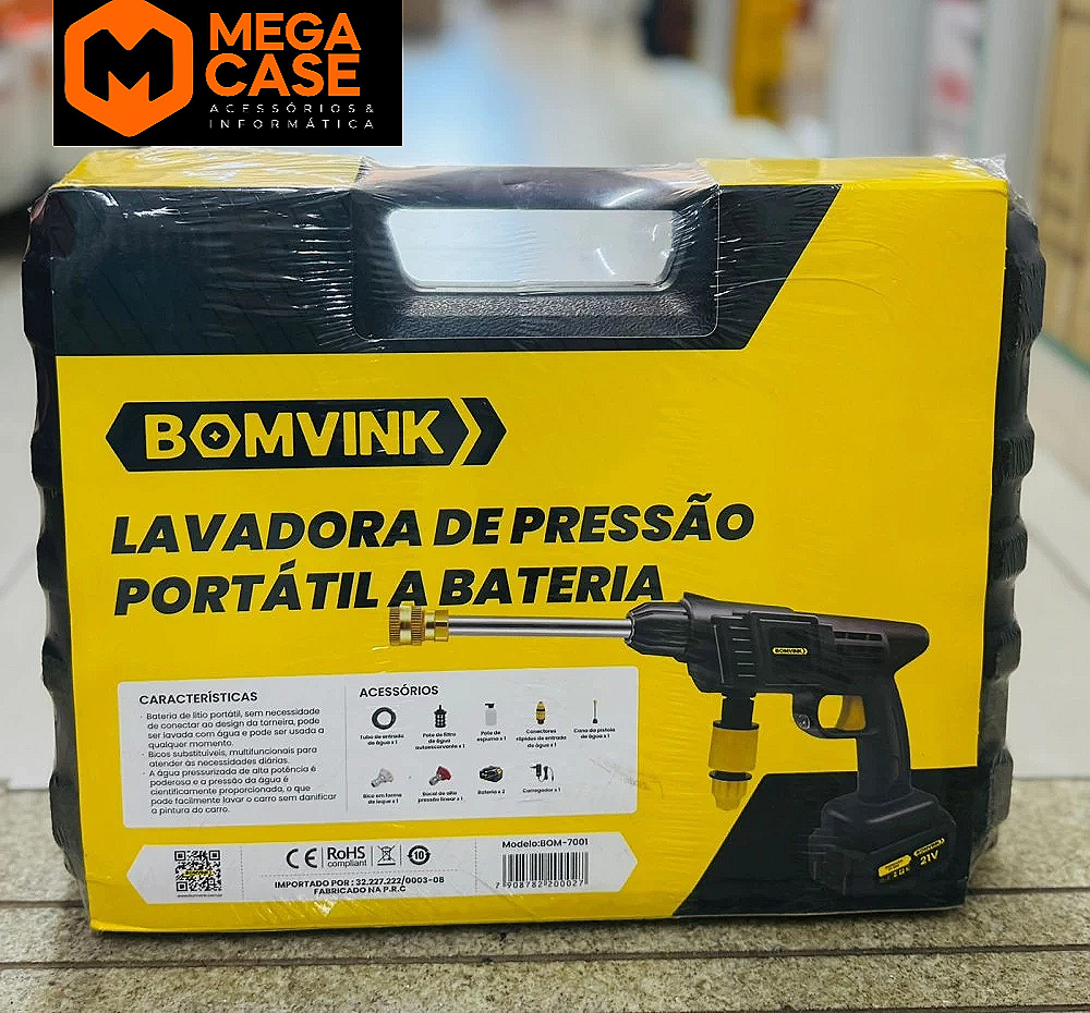 Lavadora de Pressão Portátil BOMVINK BOM-7001