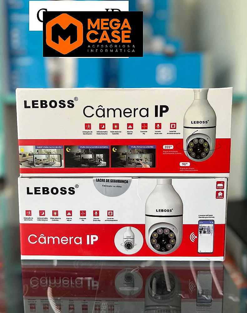 Câmera IP PTZ Wi-Fi Leboss
