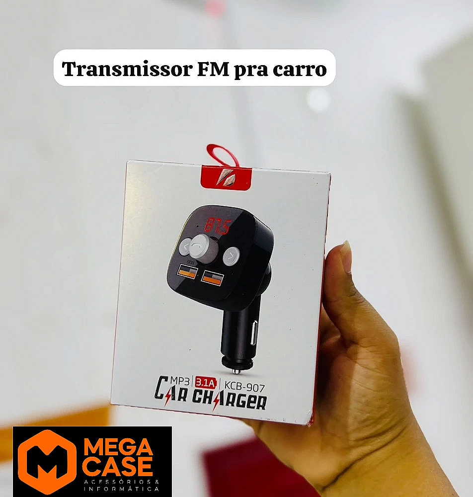 Transmissor FM Veicular kcb-907 3.1A