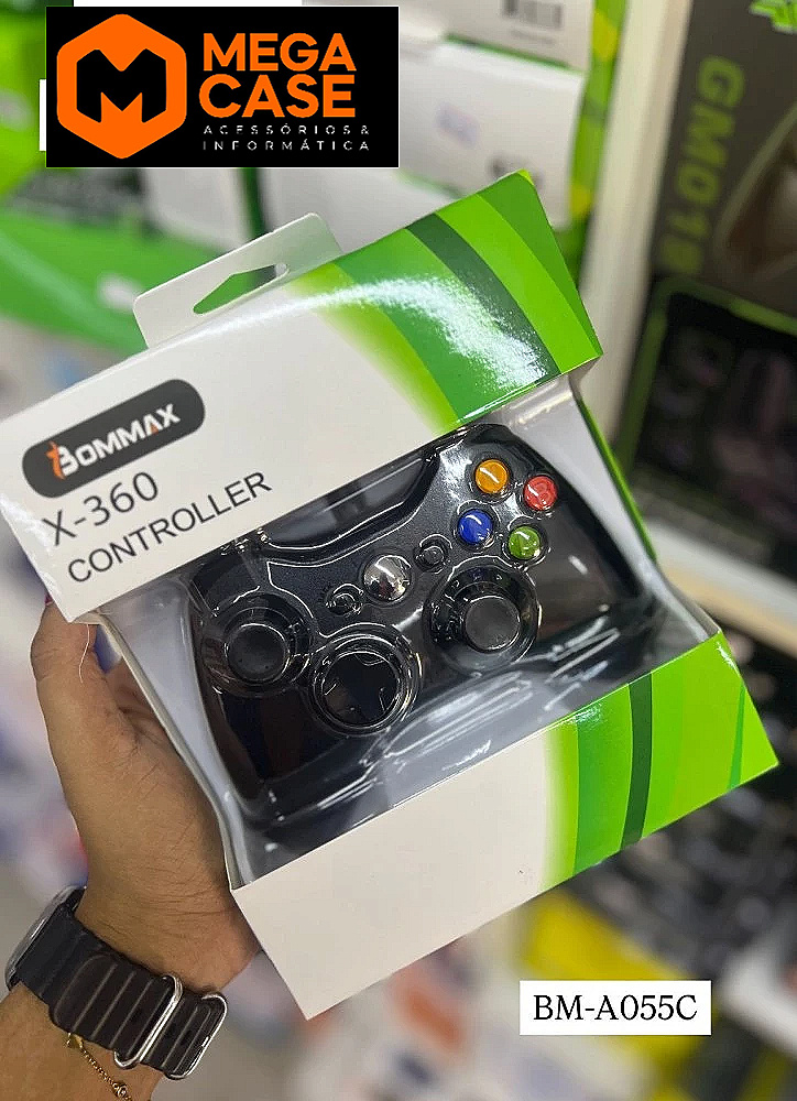 Controle X-360 com fio BOMMAX BM-A055C