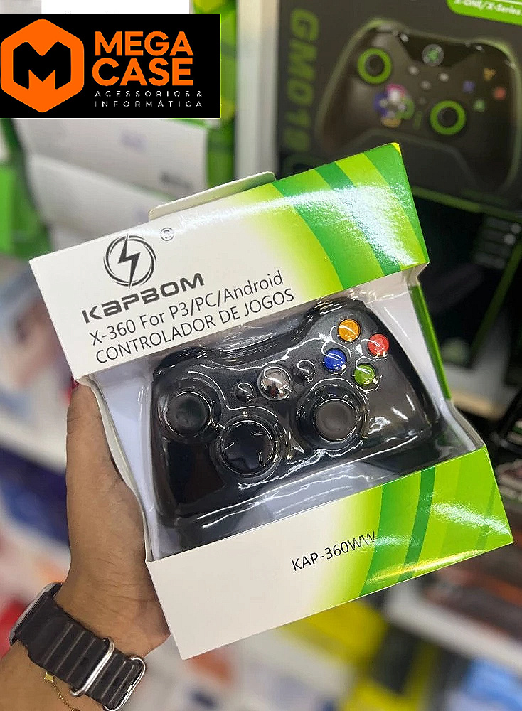 Controle X-360 sem fio KAPBOM KAP-360WW