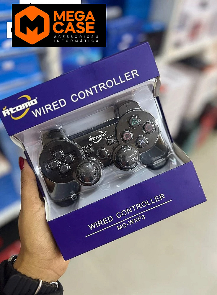 Controle P3 com fio Átomo