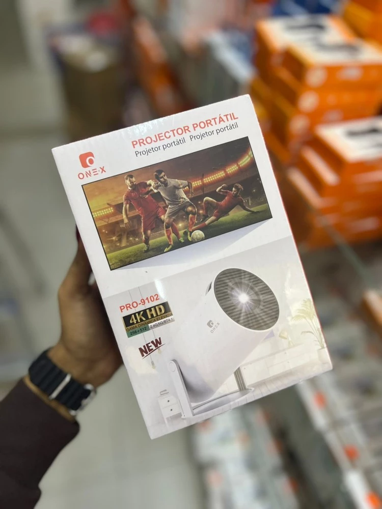 Projetor Portátil Onex PRO-9102 4K HD