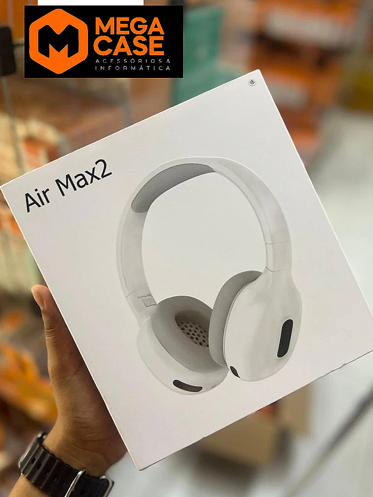 Headphone Bluetooth Air Max2 Branco