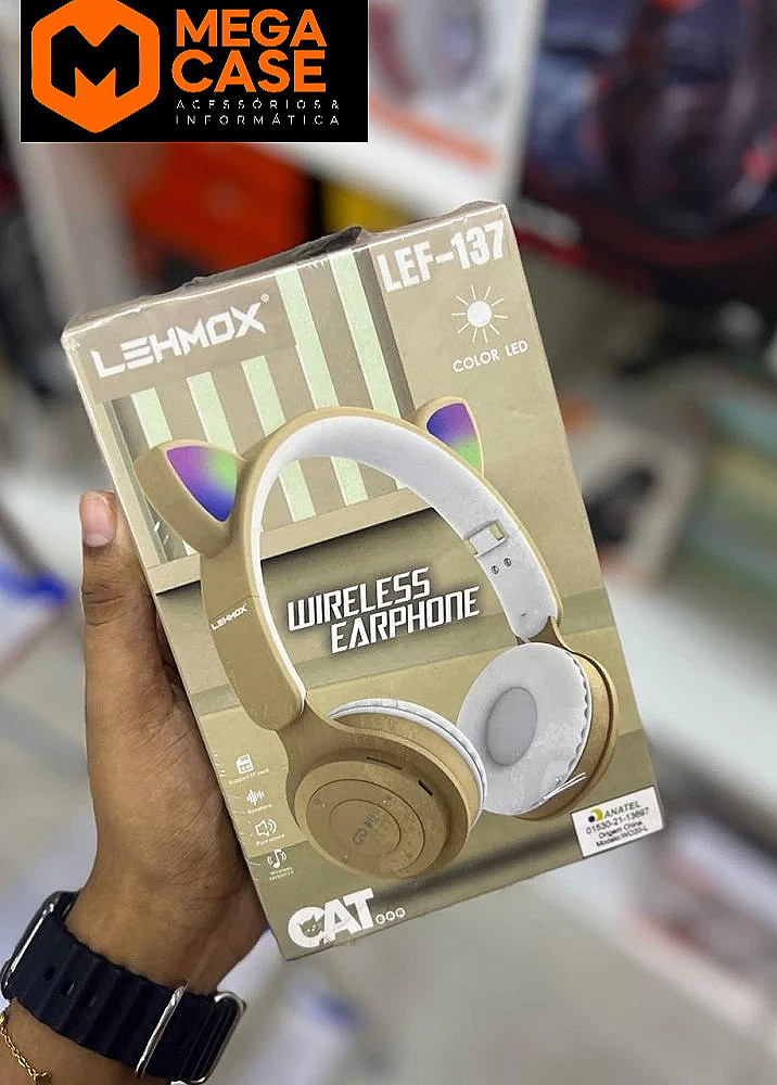 Headphone Sem Fio Lehmox LEF-137