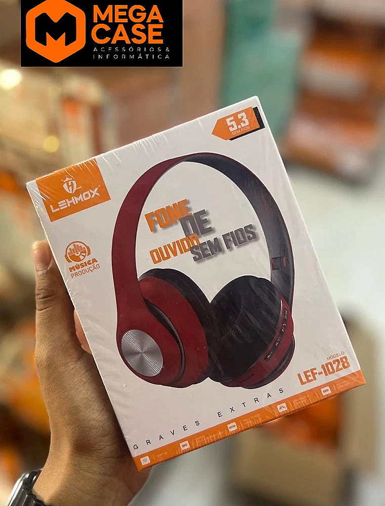 Headphone Sem Fio Lehmox LEF-1028