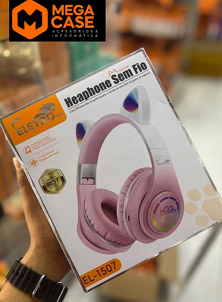 Headphone Sem Fio Eletro CE EL-1507