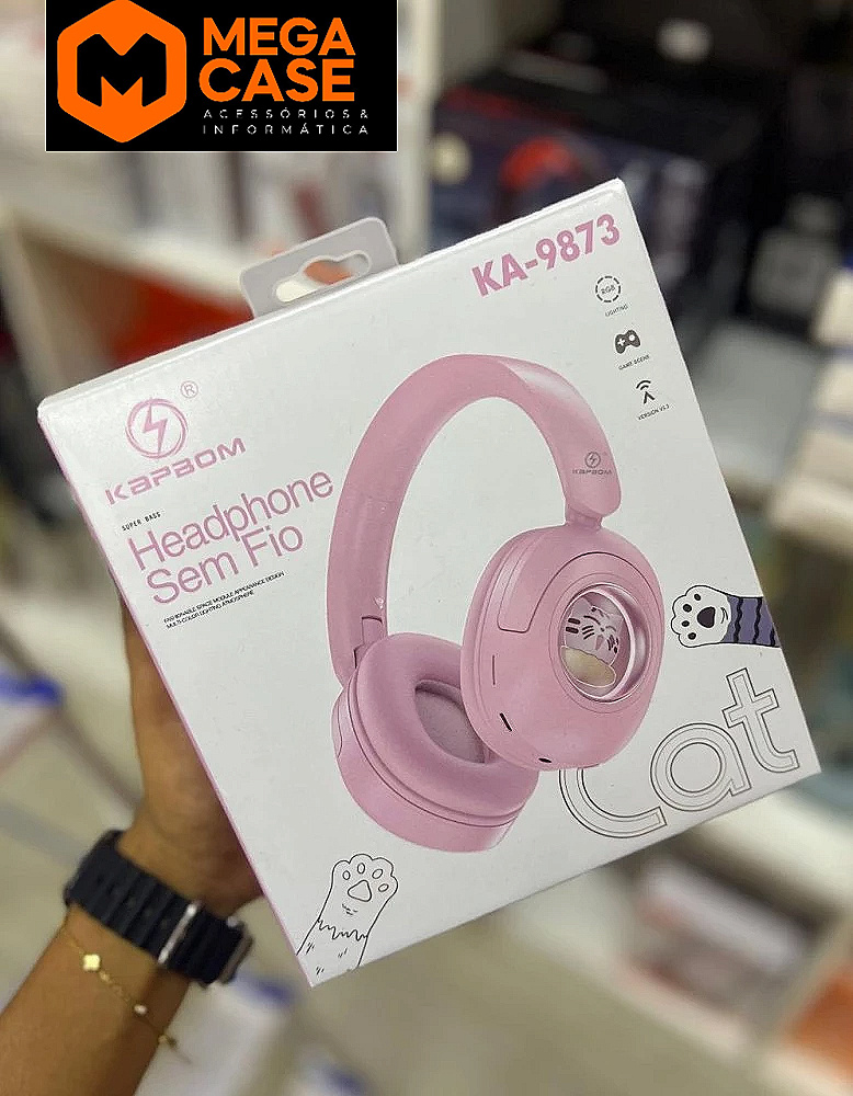 Headphone Sem Fio Kapbom KA-9873