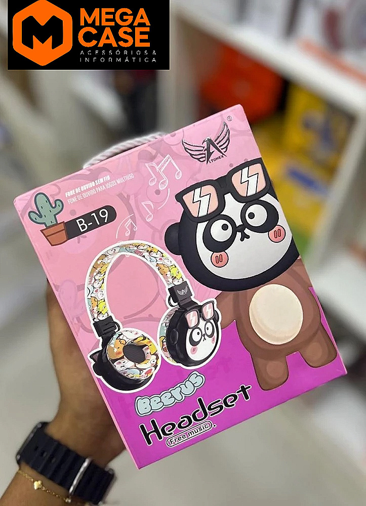 Headphone Bluetooth estéreo B-19