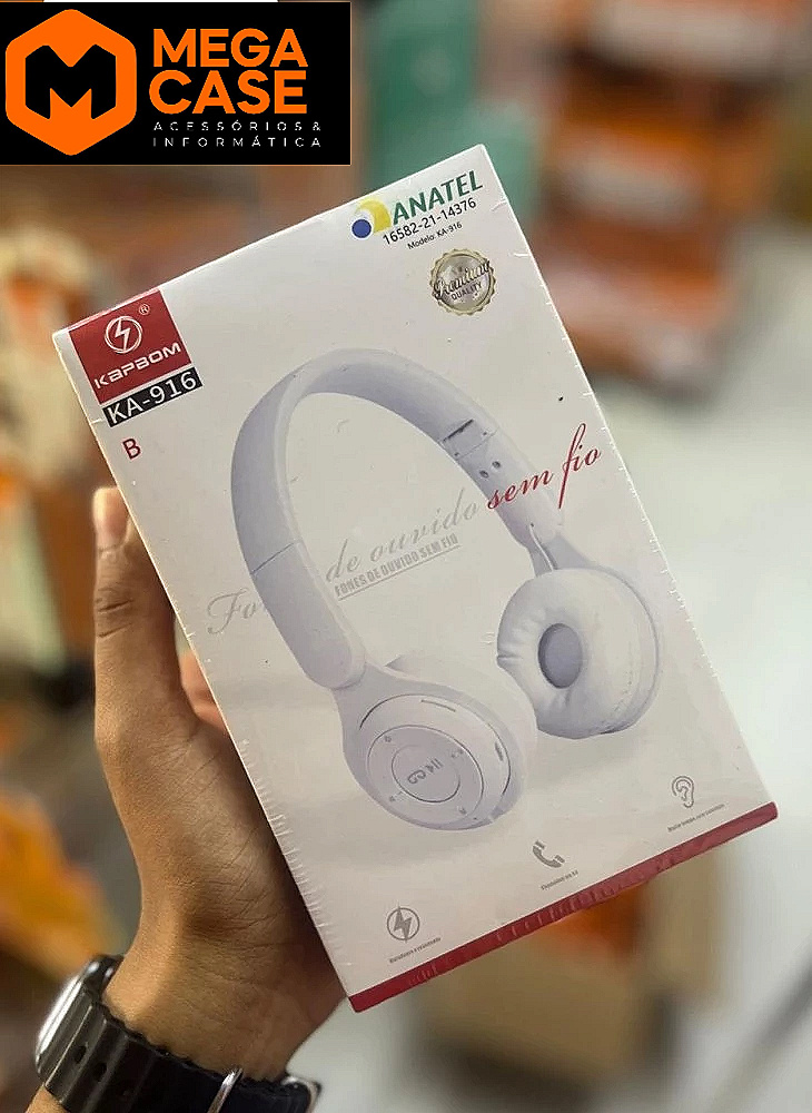 Headphone Bluetooth Kapbom KA-916