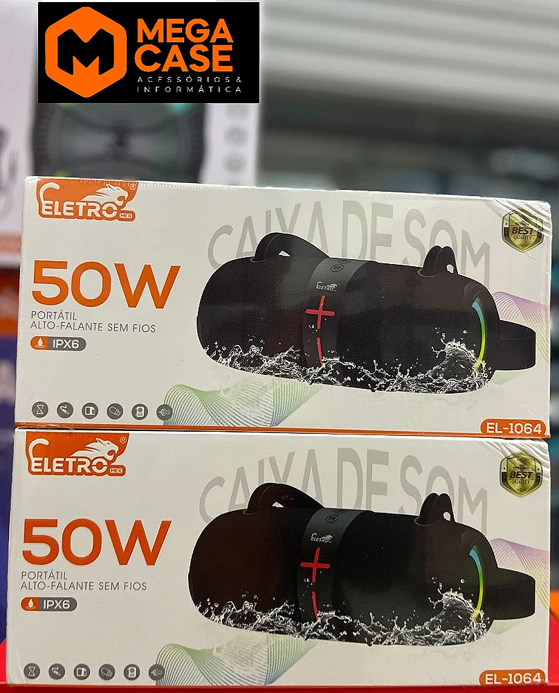 Caixa de Som Eletro Mex EL-1064 50W