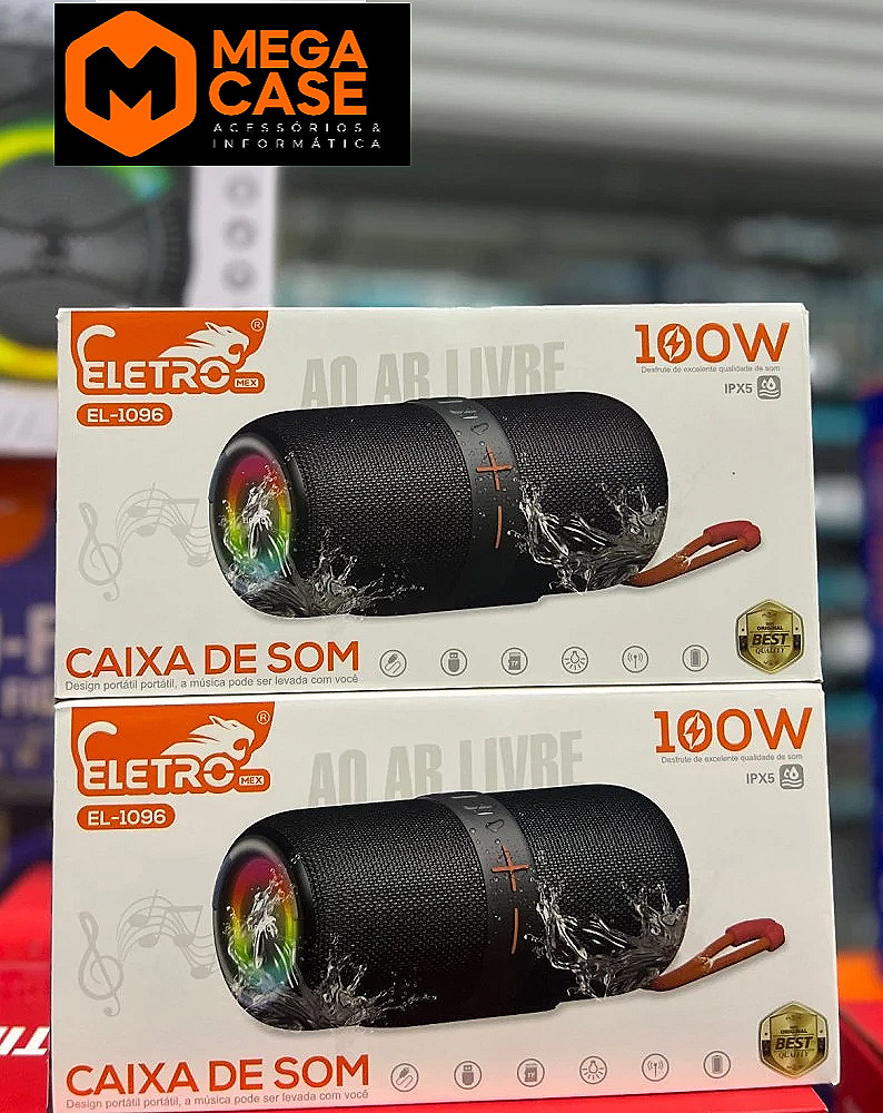 Caixa de Som Eletro Mex EL-1096 100W
