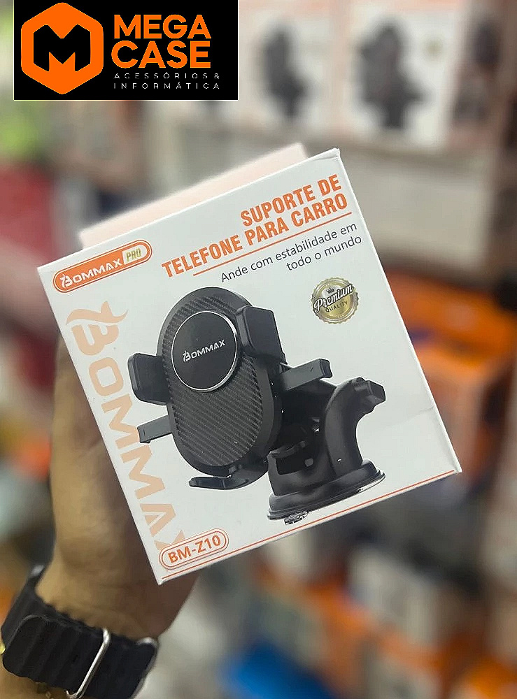 Suporte Veicular Bommax Pro BM-Z10 com Fixação Segura