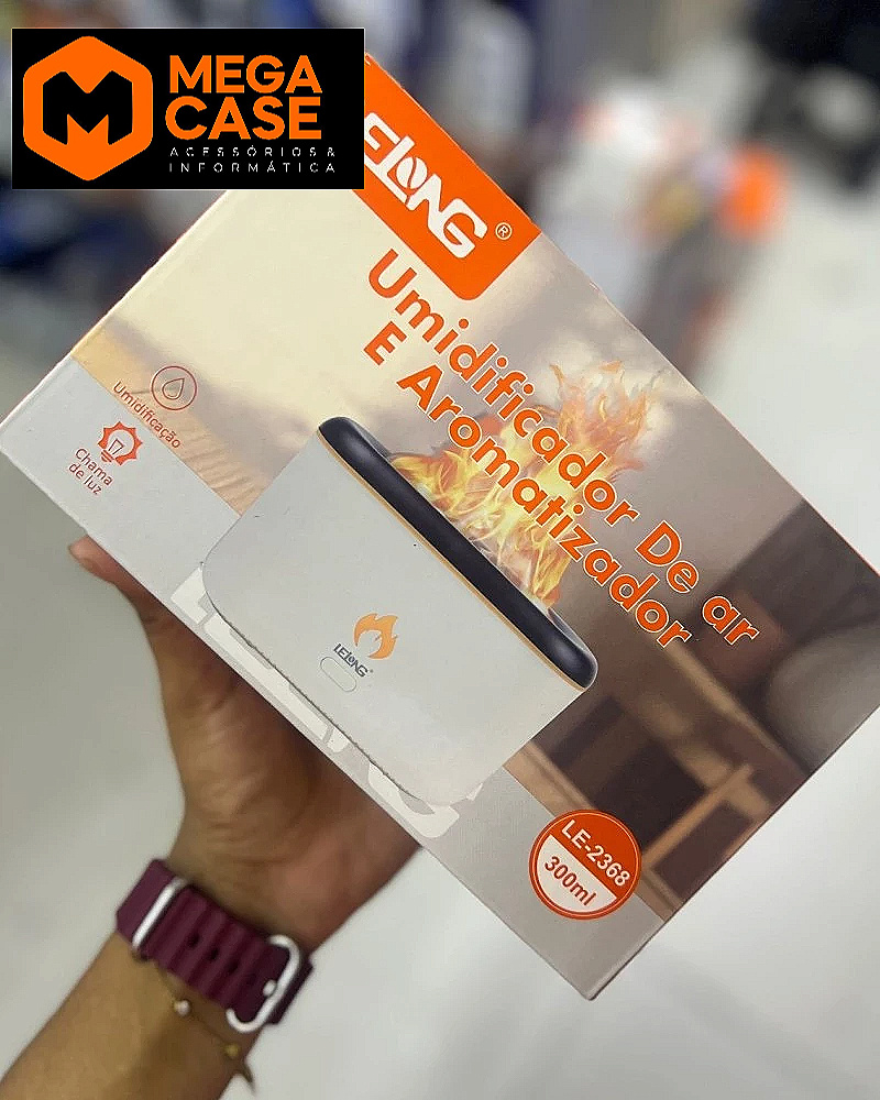 Umidificador e Aromatizador Lelong LE-2368 300ml