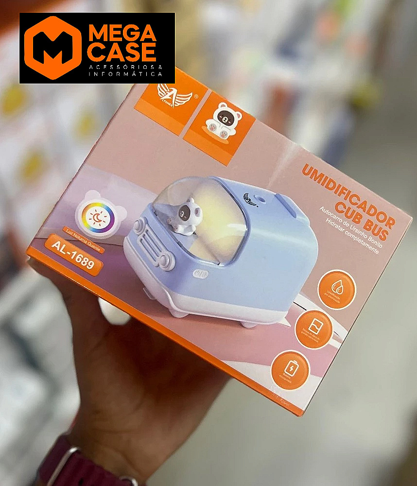 Umidificador Infantil AL-1689 Ursinho Azul