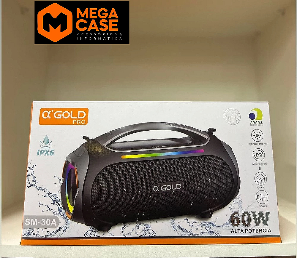 Caixa de Som α’GOLD Pro SM-30A
