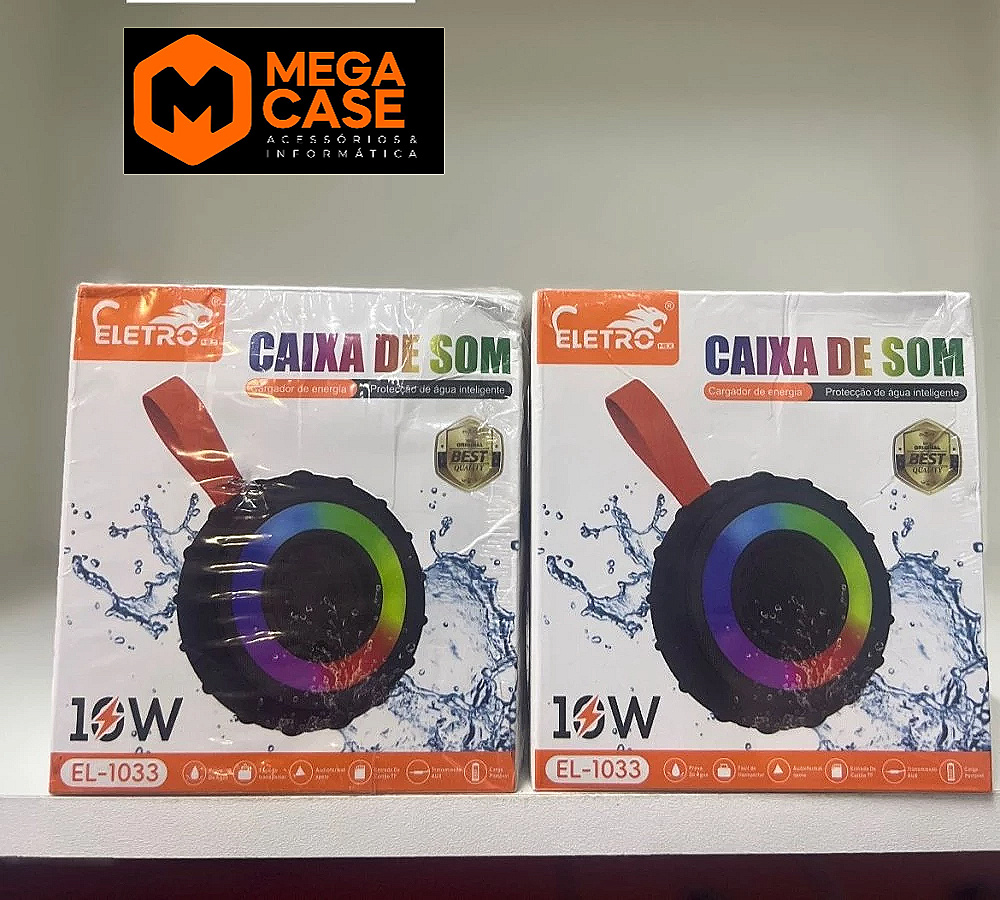 Caixa de som Eletro CE EL-1033 10W RGB
