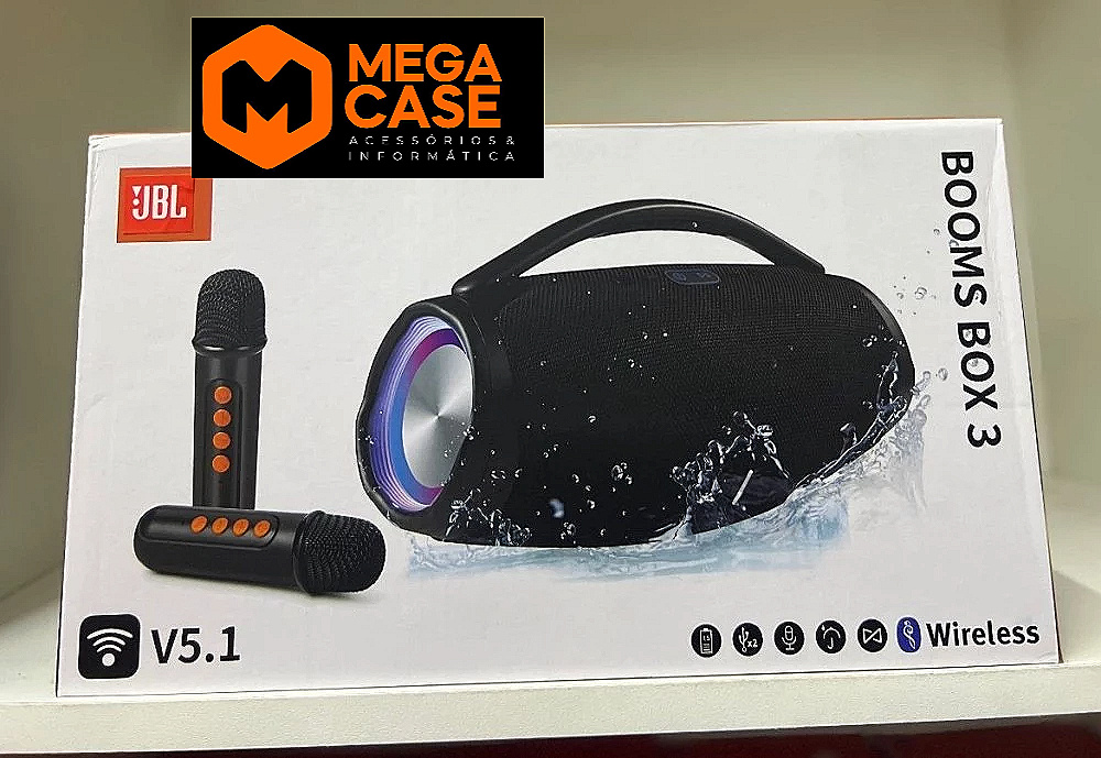 Caixa de Som JBL Booms box 3 - Wireless Speaker
