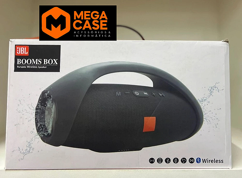 Caixa de Som JBL Booms Box Wireless Speaker