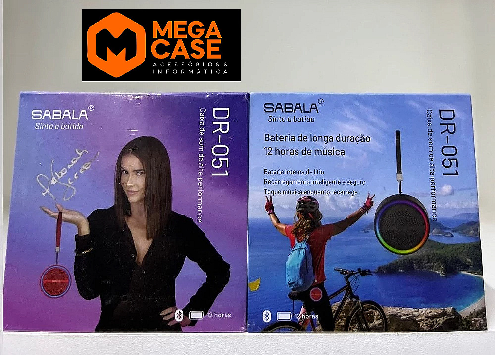 Caixa de som Sabala DR-051 Bluetooth 12h de bateria