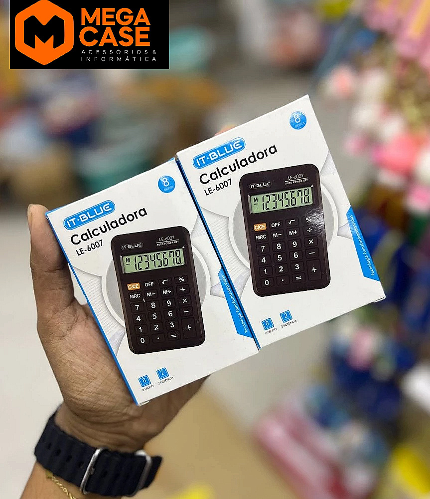 Calculadora IT-Blue LE-6007 8 Dígitos Compacta