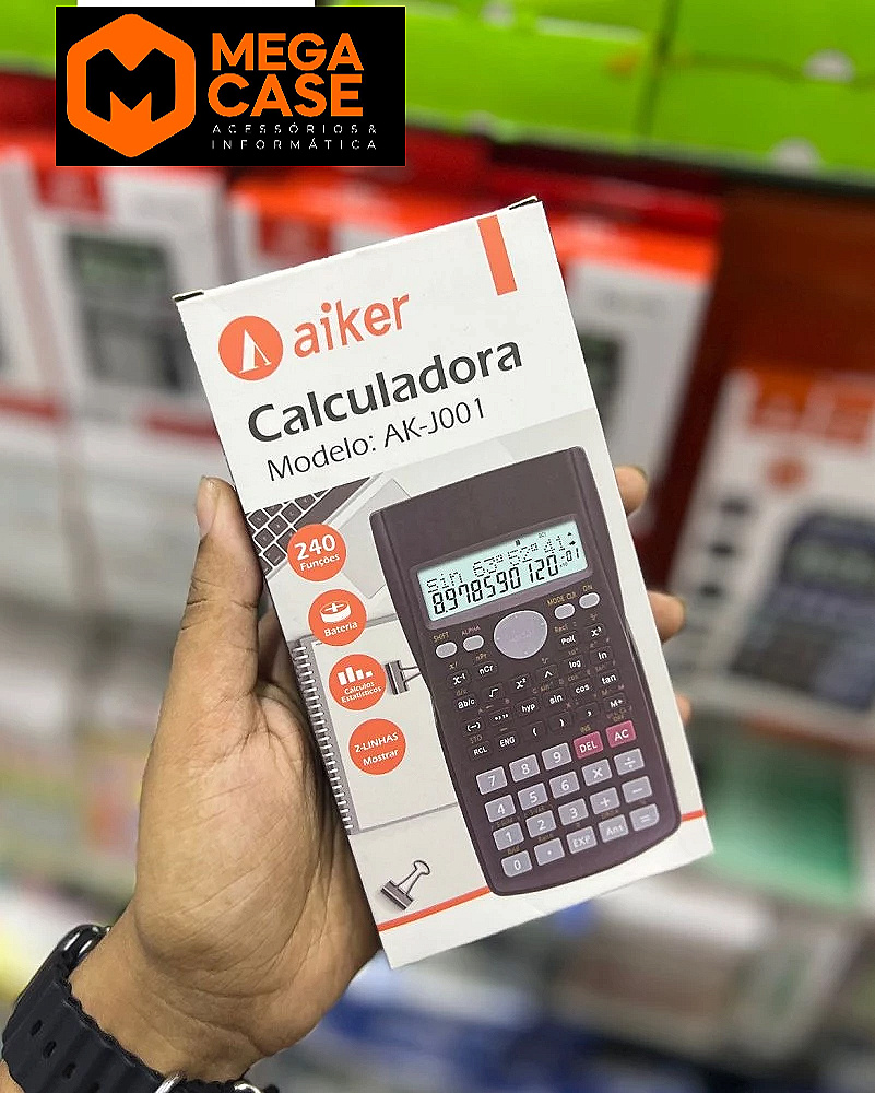 Calculadora Científica Aiker AK-J001 240 Funções