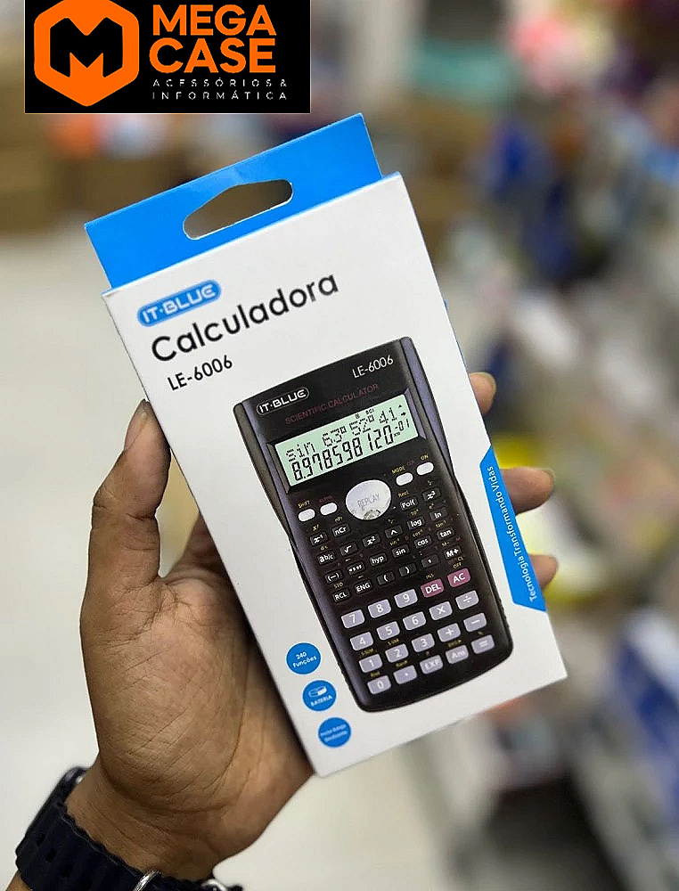 Calculadora Científica IT-Blue LE-6006 240 Funções