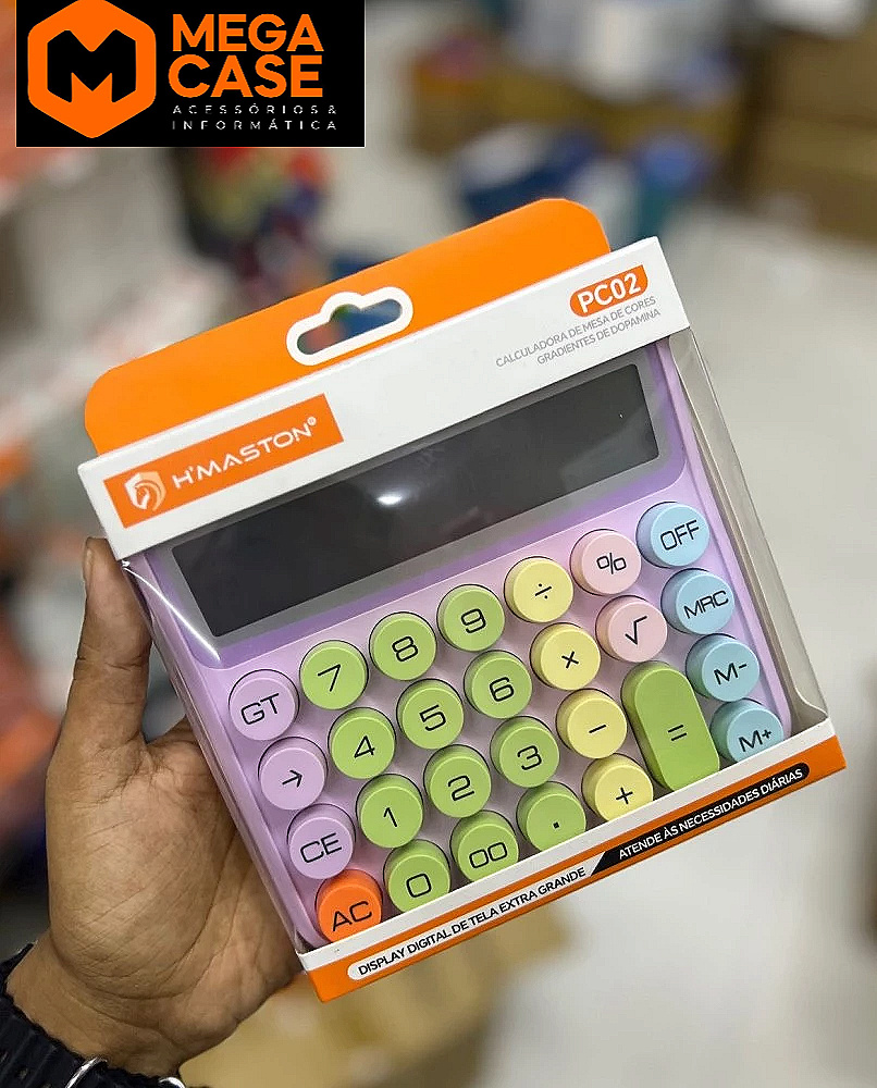 Calculadora H'maston PC02 Gradiente de Cores