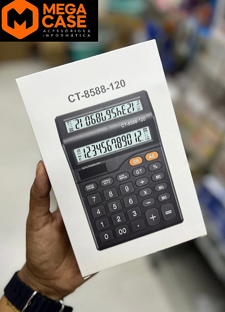 Calculadora CT-8588-120 Duplo Display
