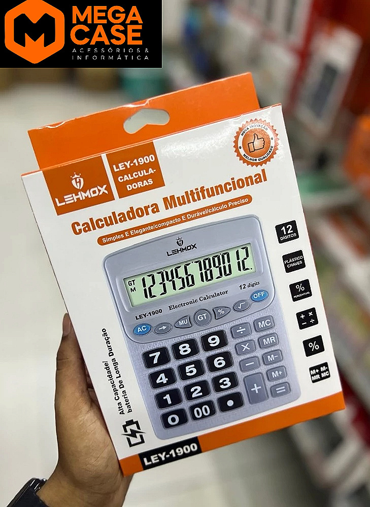 Calculadora LEY-1900 12 Dígitos