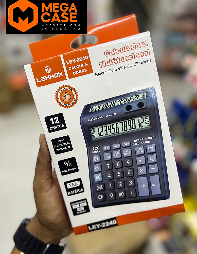 Calculadora Eletrônica LEY-2240 12 Dígitos